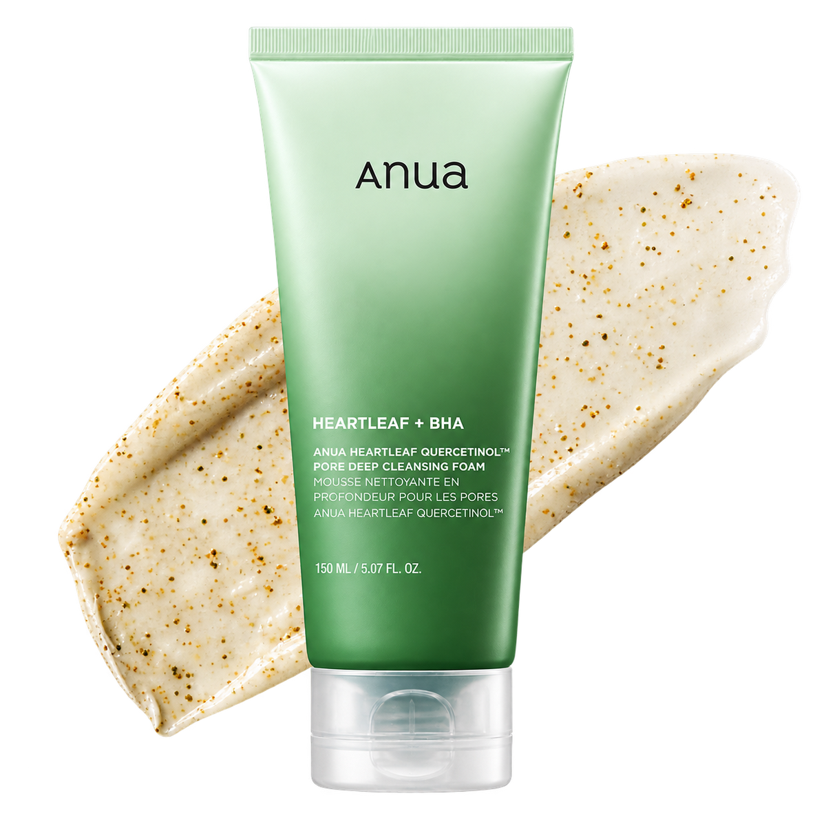 ANUA Heartleaf Quercetinol Pore Deep Cleansing Foam 150ml sem fundo